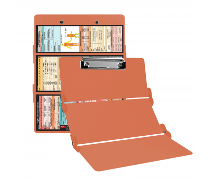 WhiteCoat Clipboard® Trifold - Coral Flight Medic Edition
